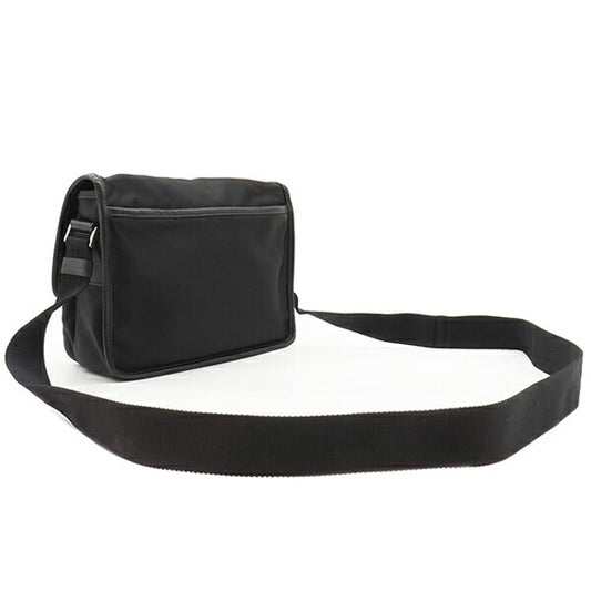 Prada Nylon Leather Shoulder Bag Tessuto Logo 2VD769
