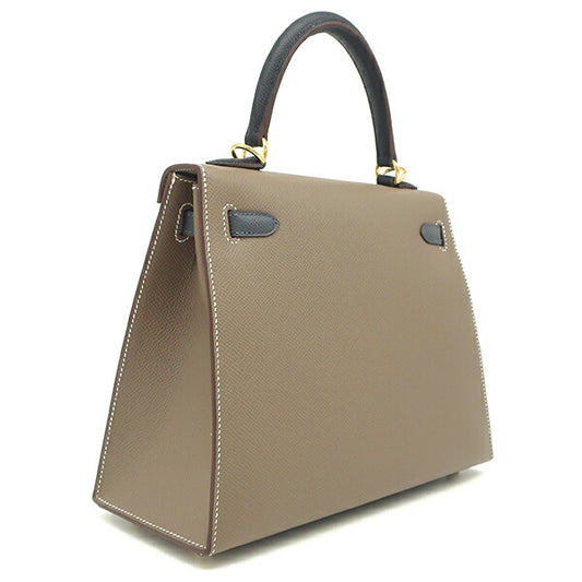 Hermes Kelly 25 Tricolor Bag