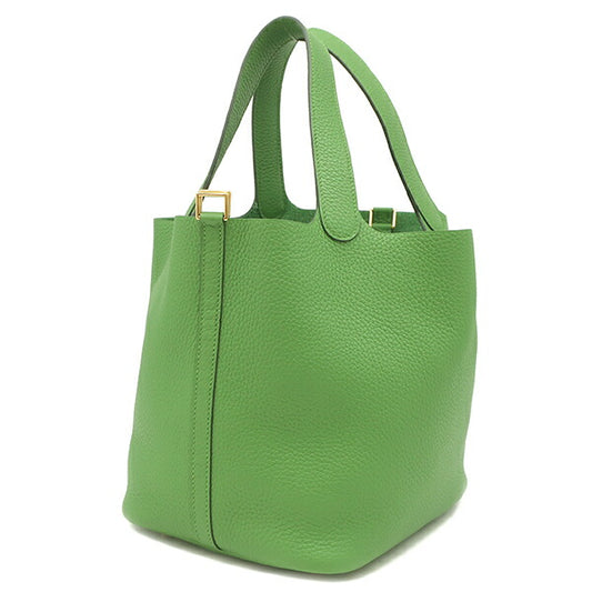 Hermes Picotin Lock MM Handbag Green