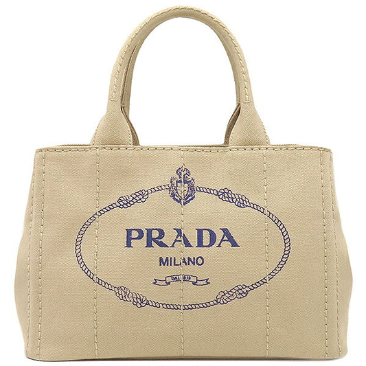 Prada Canvas Canapa Mini Tote Bag