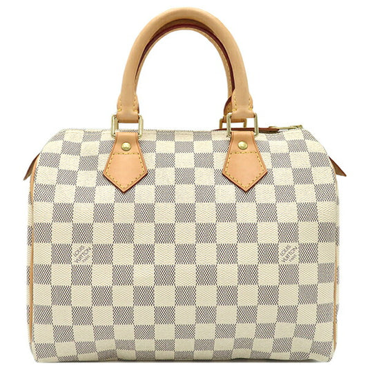 Louis Vuitton Damier Azur Canvas Speedy 25 Handbag