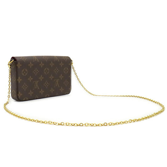 Louis Vuitton Monogram Canvas Chain Wallet Pochette Felicie Crossbody