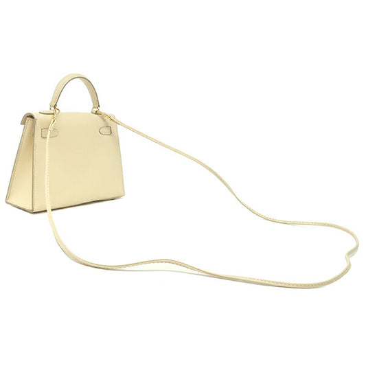 Hermes Mini Kelly 15 Swift Bag Ivory