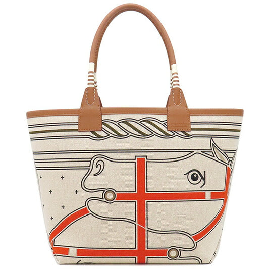 Hermes Toile Ash Swift Tote Bag Staple 28