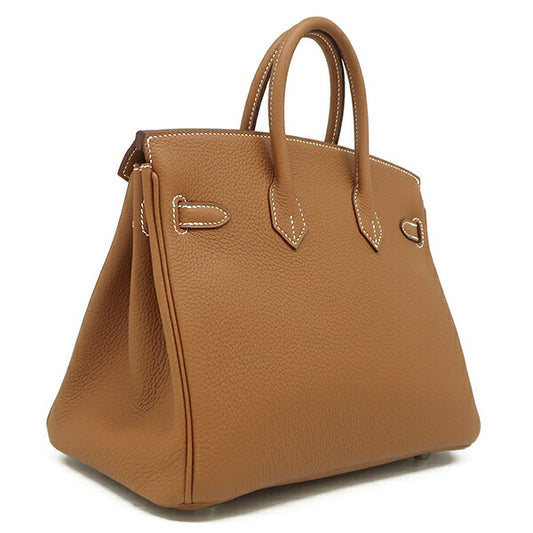 Hermes Birkin 25 Togo Handbag Gold