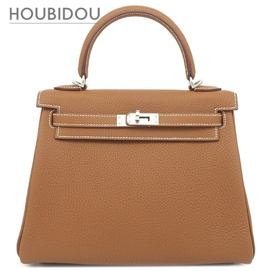 Hermes Kelly 25 Togo 2-Way Bag Gold