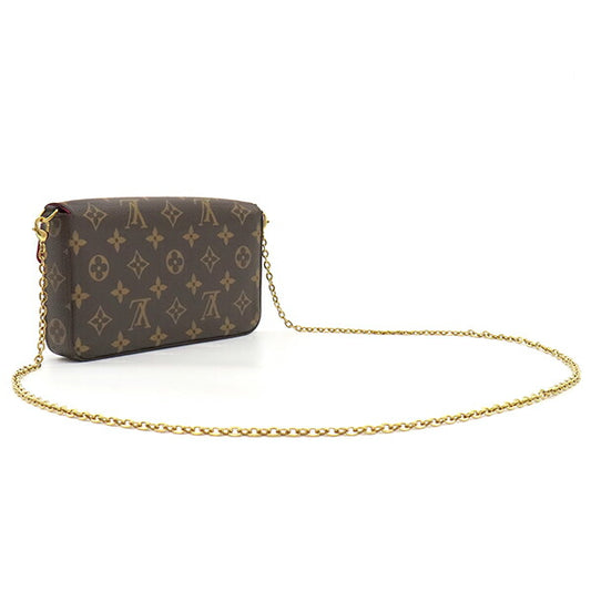 Louis Vuitton Monogram Canvas Chain Wallet Pochette Felicie