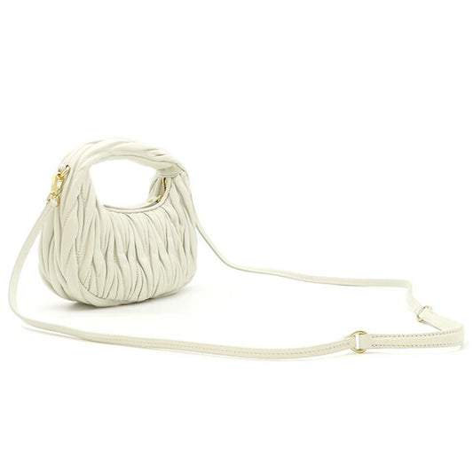 Miu Miu Leather 2WAY Wonder Matelassé Hobo Bag
