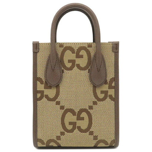Gucci Jumbo GG Canvas 2WAY Mini Tote Bag