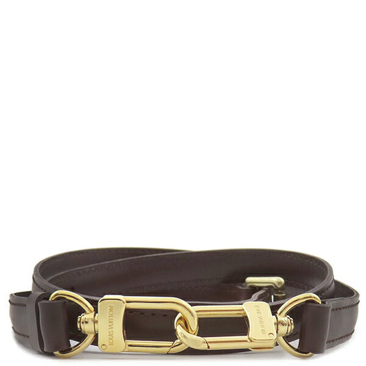 Louis Vuitton Leather Shoulder Strap Brown