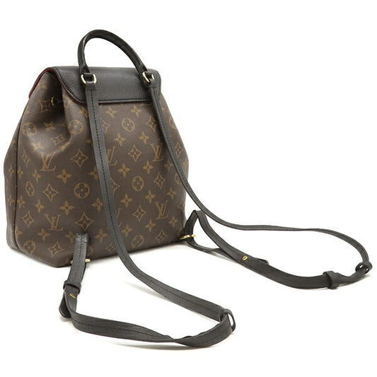 Louis Vuitton Monogram Canvas Leather Backpack M45515