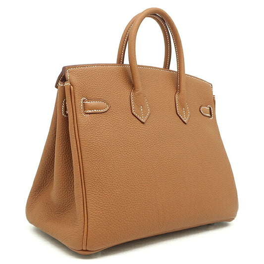 Hermes Birkin 25 Togo Handbag Gold