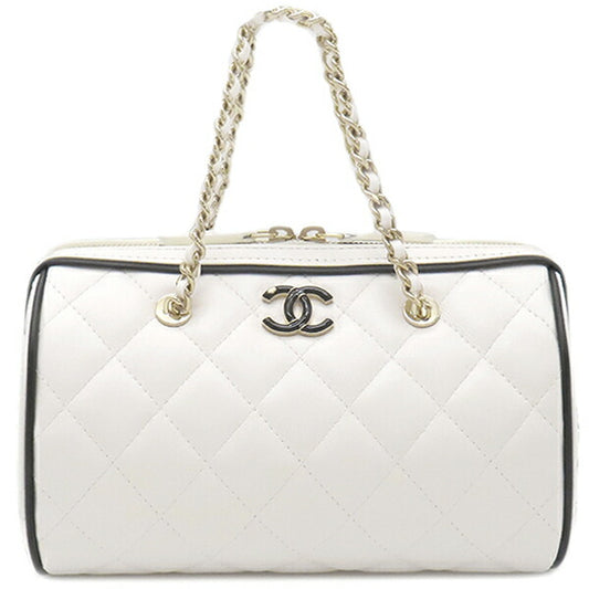 Chanel Lambskin 2WAY Chain Clutch Bag AP4515