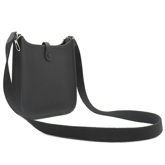 Hermes Evelyne TPM Clemence Black Shoulder Bag