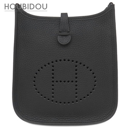 Hermes Evelyne TPM Clemence Black Shoulder Bag