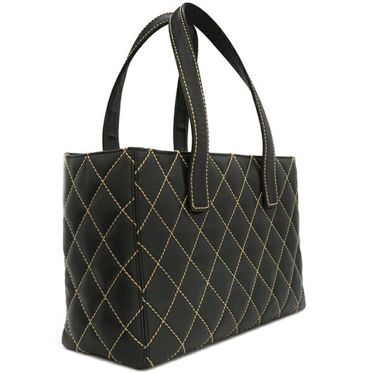Chanel Leather Tote Bag Wild Stitch Coco Mark