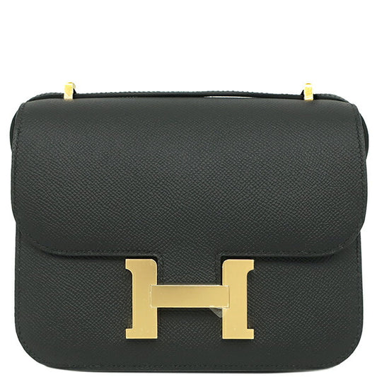 Hermes Constance 3 Mini Shoulder Bag Black