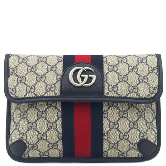 Gucci Ophidia GG Supreme Canvas Leather Waist Bag 674081