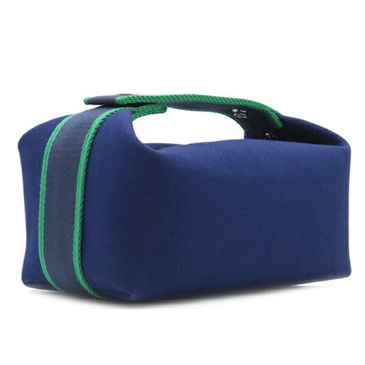 Hermes Toile Ash Pouch Black PM