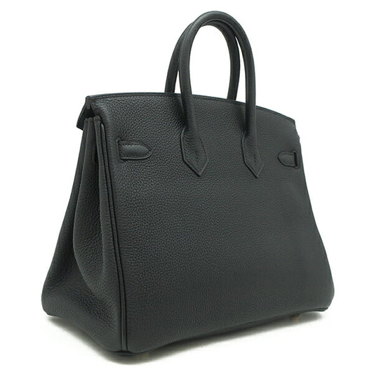 Hermes Birkin 25 Togo Handbag Black