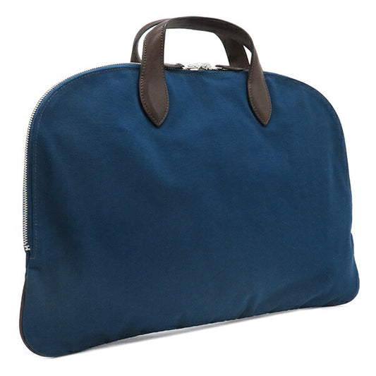 Hermes Edito 42 Canvas Leather Tote Bag