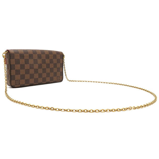 Louis Vuitton Damier Canvas Chain Wallet Pochette Felicie N40492