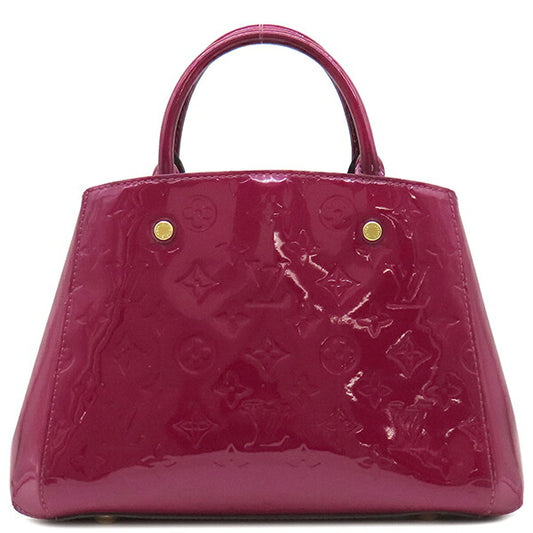 Louis Vuitton Montaigne BB Monogram Vernis Handbag
