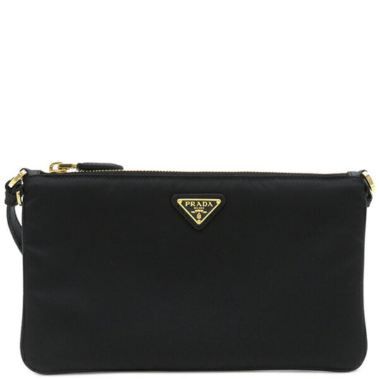 Prada Nylon Leather Shoulder Bag 1NE545