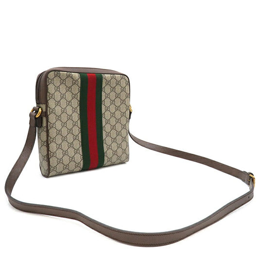 Gucci GG Supreme Canvas Leather Small Messenger Bag