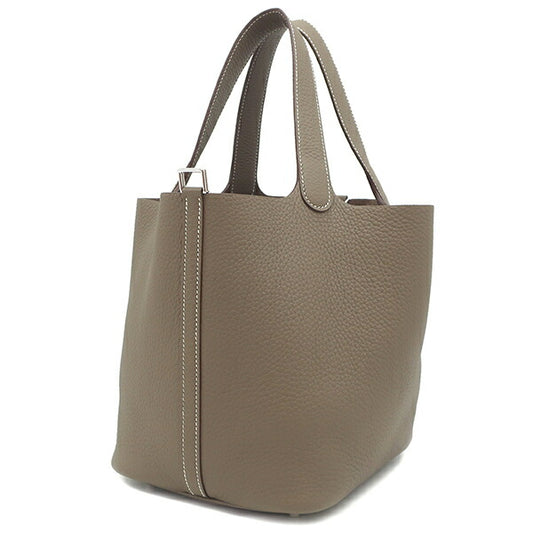 Hermes Picotin Lock MM Handbag Etoupe