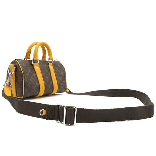 Louis Vuitton Monogram Macassar Keepall Bandouliere 25 Bag