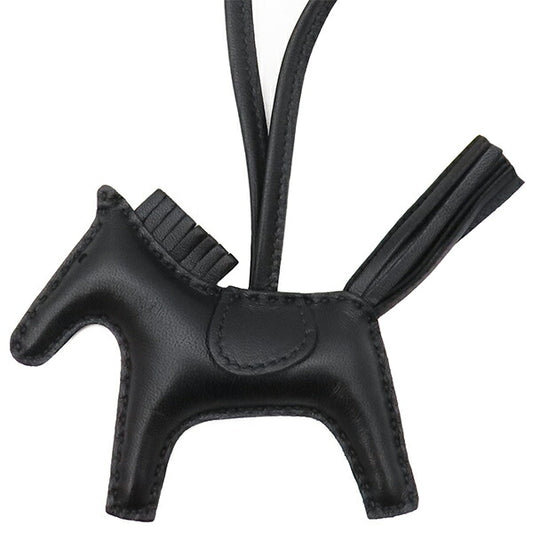 Hermes Rodeo PM Bag Charm Black