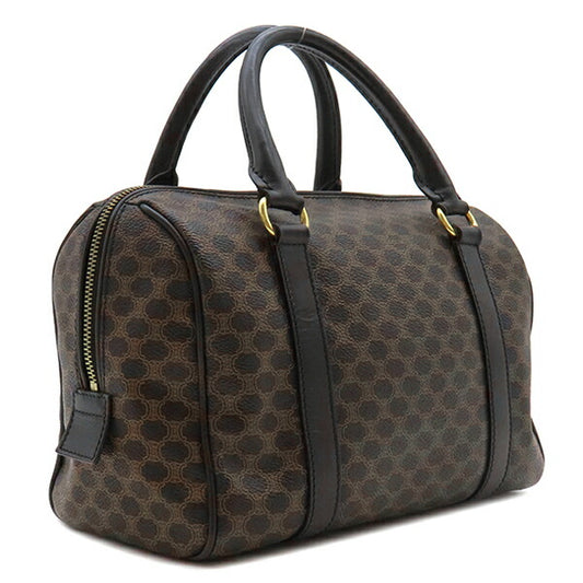 Celine Leather Handbag Macadam Mini Boston Bag