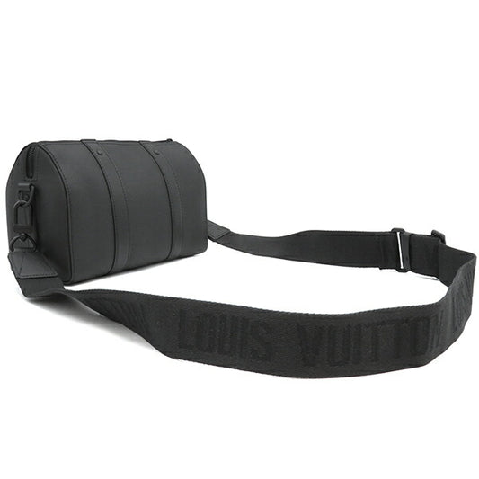 Louis Vuitton Grain Calf Leather Shoulder Bag City Keepall M59255