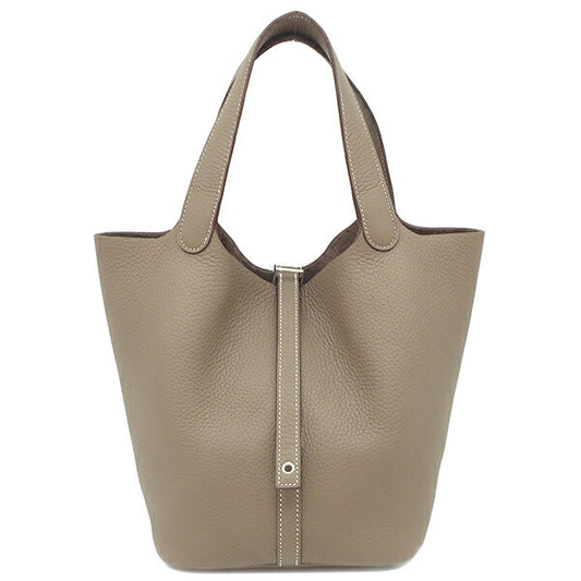 Hermes Picotin Lock MM Handbag Etoupe