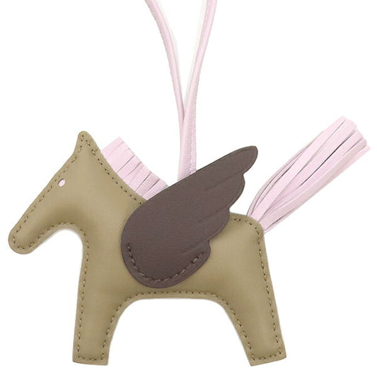 Hermes Rodeo PM Pegasus Bag Charm Beige