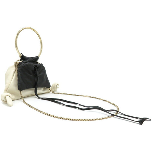 Chloe Arlene Leather 2WAY Bag White/Black