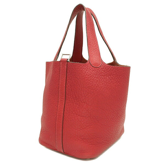 Hermes Picotin PM Handbag Vermilion