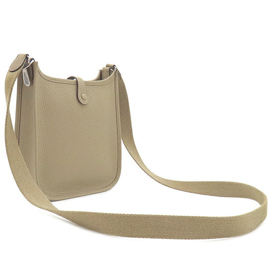 Hermes Evelyne TPM Clemence Shoulder Bag Beige