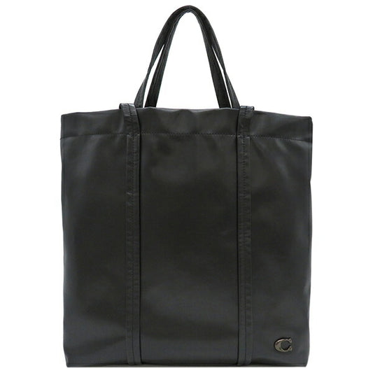 Coach Leather Tote Bag Hall Tote 33 Black