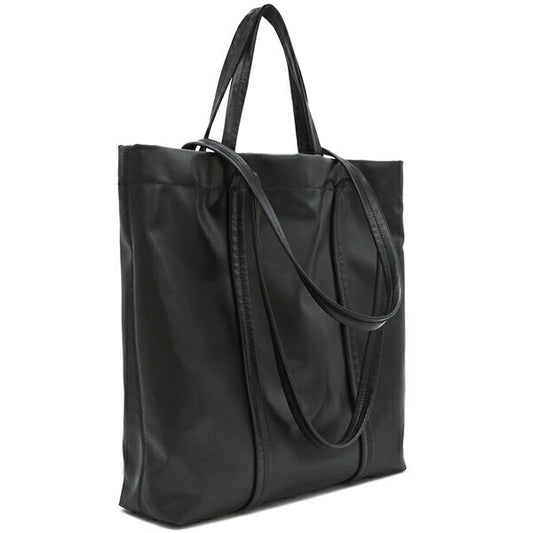 Coach Leather Tote Bag Hall Tote 33 Black