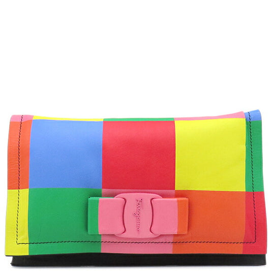 Salvatore Ferragamo Leather Shoulder Bag VIVA BOW