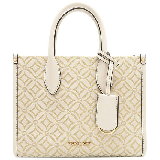 Michael Kors Mirella Jacquard Leather Handbag
