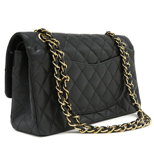 Chanel Caviar Skin Shoulder Bag Matelasse 25