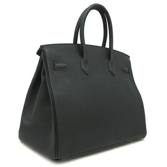Hermes Birkin 35 Togo Handbag Black