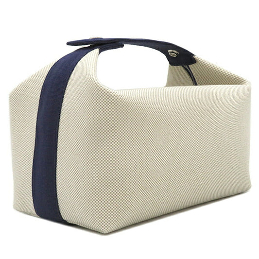 Hermes Toile Ash Brid A Black Cabriol GM Pouch