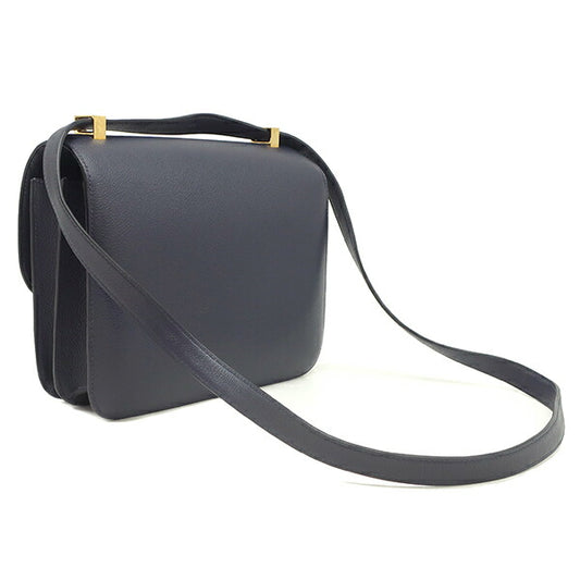 Hermes Constance 24 Shoulder Bag Blue Nuit