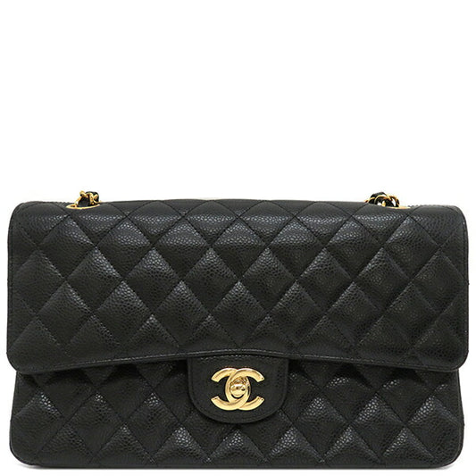 Chanel Caviar Skin Shoulder Bag Matelasse 25
