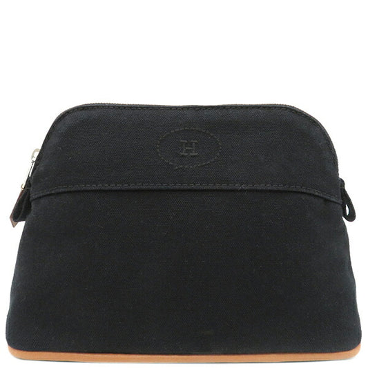 Hermes Cotton Bolide Pouch Black