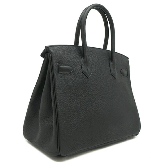 Hermes Birkin 30 Fjord Handbag Black